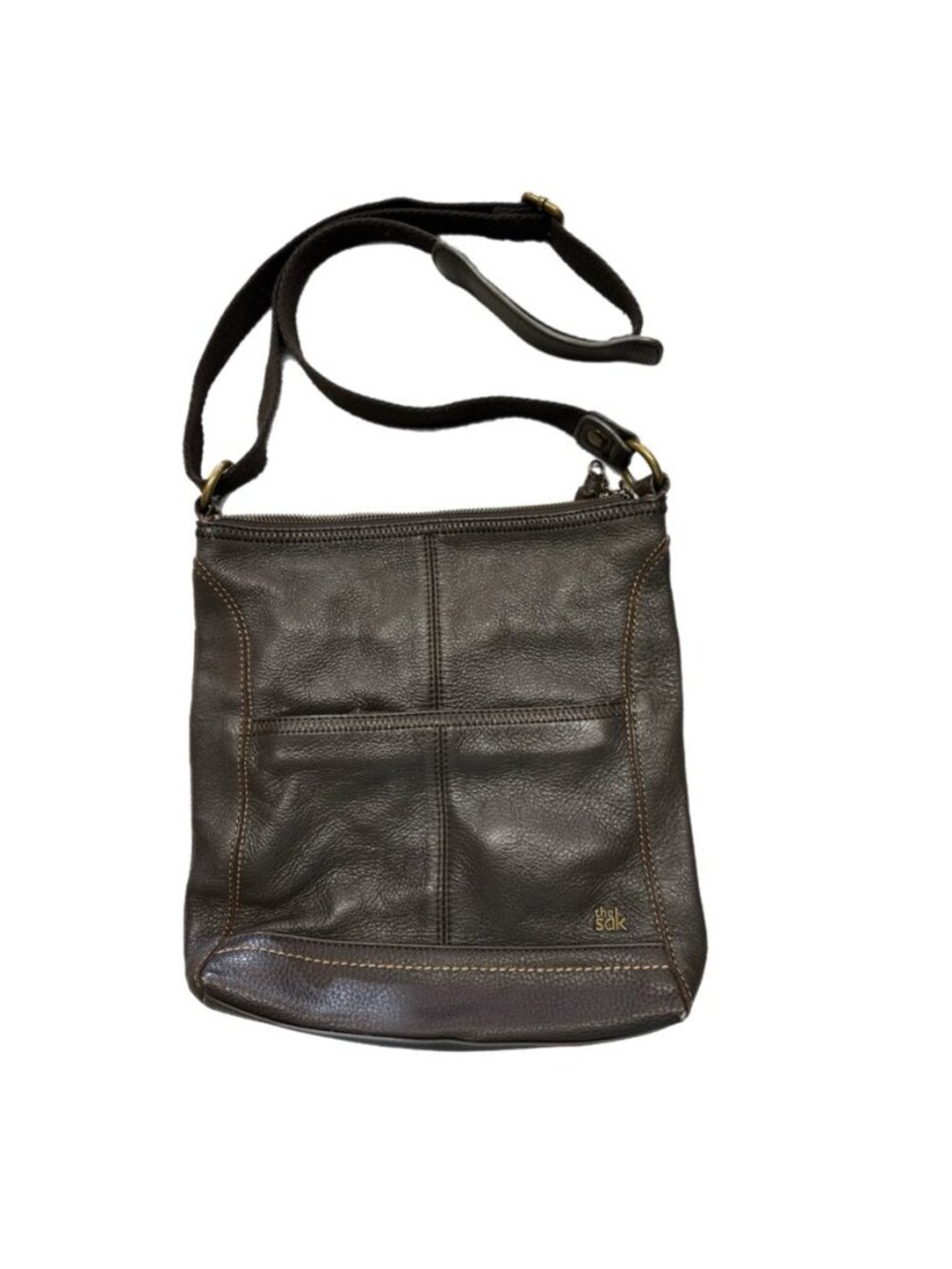 The Sak Leather Crossbody Shoulder Baby Purse Adjustable Straps